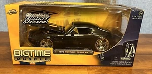 Custom Jada Toys Bigtime Muscle Black 1972 Pontiac Trans Am 1:24 TransAm - Bild 1 von 11
