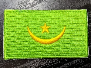PARCHE Bordado Bandera del País de Mauritania *NUEVO* - Imagen 1 de 1