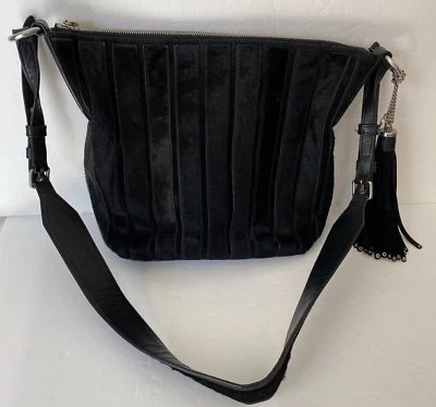 Bolso Bandolera MICHAEL KORS Brooklyn Apliques Borla Negra Becerro Foto 1 de 4