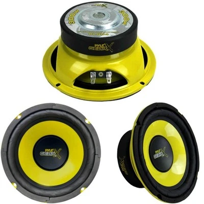 COPPIA MIDWOOFER  16,5 CM 16 6,5" PYLE GEAR PLG64 300 WATT RMS OCCASIONE WOOFER - Immagine 1 di 4