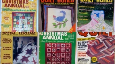 Lot Of 5 Great Issues QUILT WORLD Magazines + 1 QUILT Magazine 1979-83 - Image 1 of 4