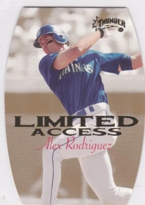 ALEX RODRIGUEZ 1998 Skybox Circa Thunder Limited Access #13 LA Baseball INSERT! - Image 1 of 4