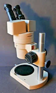 OLYMPUS Auflicht Stereo Mikroskop SD-VMT x1 mit STB3 Halter x10 Okular - Bild 1 von 22