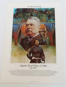 The National Guard Heritage 1983 impresión Brigadier General Chester A. Arthur - Imagen 1 de 5