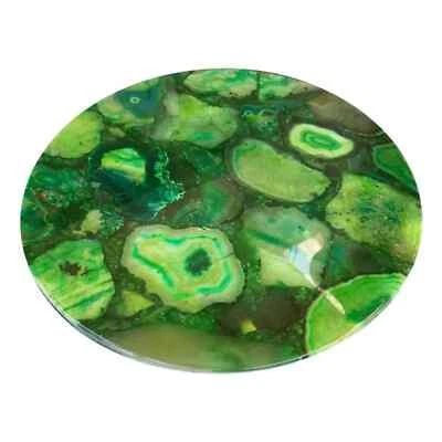 18" Agate Table Top Gemstones Work home Office decor - Image 1 of 2