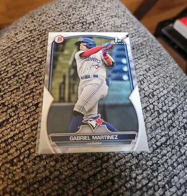 2023 Bowman Baseball Gabriel Martinez 1st BP-45 Toronto Blue Jays - Image 1 of 2