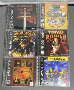 PlayStation 1 Lot Including Tomb Raider II! - Picture 1 of 5