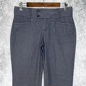 Banana Republic Sloan Fit womens bootcut dress pants size 4 stretch striped - Picture 1 of 8