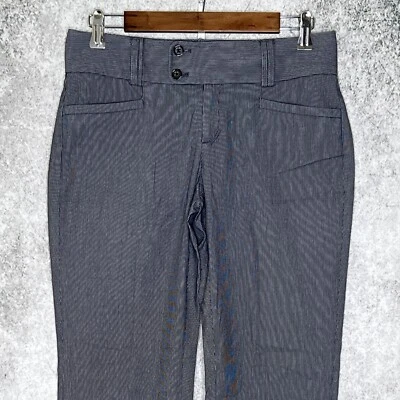 Banana Republic Sloan Fit womens bootcut dress pants size 4 stretch striped - Image 1 of 4