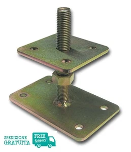 PORTAPILASTRO REGOLABILE IN ALTEZZA MINUTEX ART. 990-100 - Picture 1 of 1