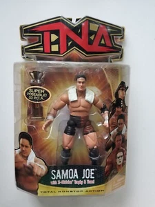 Samoa Joe - TNA Impact Series 5 - Toybiz Marvel Vintage Wrestling Figure ROH AEW - Picture 1 of 5