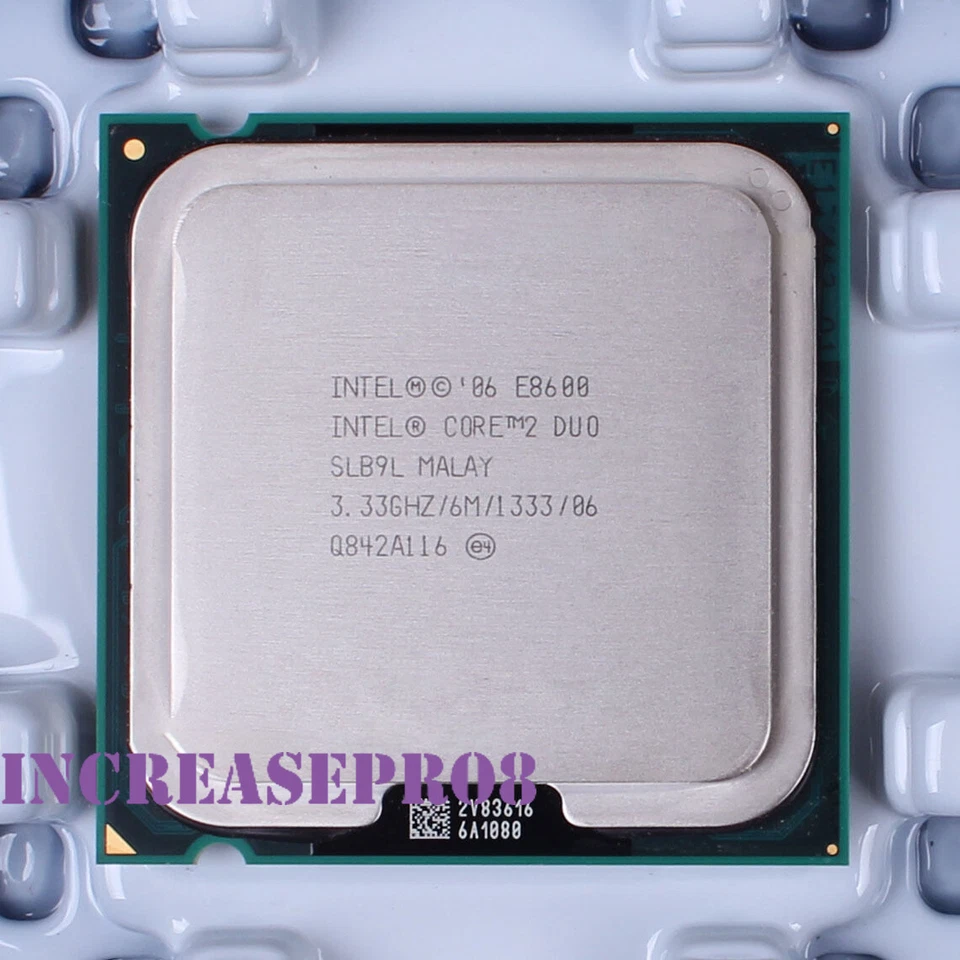 Intel Core 2 Duo E8600 E7600 E6700 E6750 E6850 E7200 E7400 LGA 775 CPU Processor - Image 1 of 1