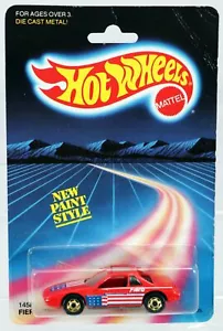 Hot Wheels Pontiac Fiero 2M4 - 1458 Never Removed from Pack 1986 Red 1:64 - Picture 1 of 4