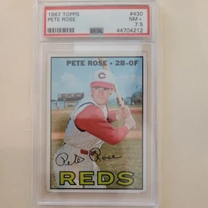 1967 Topps - #430 Pete Rose REDS HOF PSA 7.5 NM+ New Slab! - Bild 1 von 2