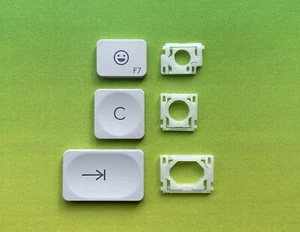 Taste Key Logitech MX Keys Mini weiss - Scharnier Mechanismus Tastatur Keyboard - Bild 1 von 165