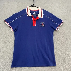 Paris Saint Germain Polo Shirt Mens Small Blue PSG Soccer Futbol France - Picture 1 of 11