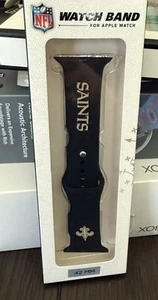 NFL Saints Apple Watch Band 42mm S/M Size - Zdjęcie 1 z 2