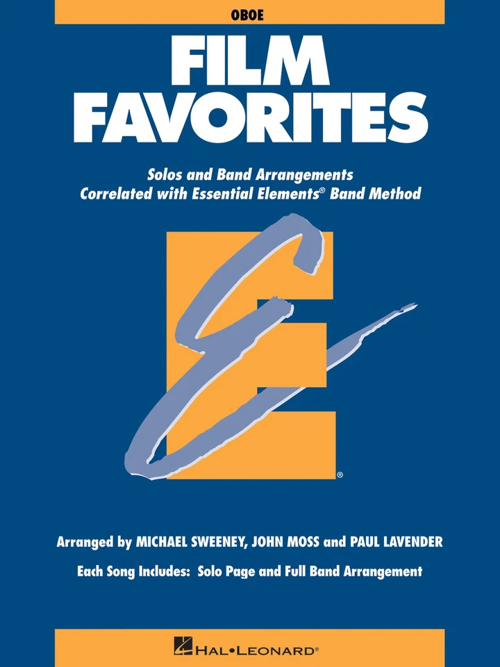 Film Favorites for Oboe Essential Elements Band Method Sheet Music Song Book - Image 1 of 1