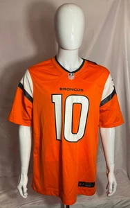 Neu Herren Denver Broncos Bo Nix Nike Orange Spieler Spiel Trikot Größe Large Neu mit Etikett - Bild 1 von 12