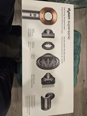 Dyson Supersonic Origin Hair Dryer Black/Nickel with Attachments Brand New - Image 1 of 4