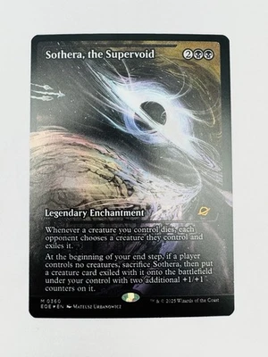 FOIL SOTHERA, THE SUPERVOID (SHOWCASE) Edge Of Eternities EOE Magic MTG CARD - Image 1 of 3
