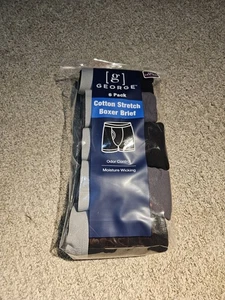 George Tagless Boxershorts Stretch Komfort Feuchtigkeitsableitend 6er Pack Herren 2XL - Bild 1 von 3
