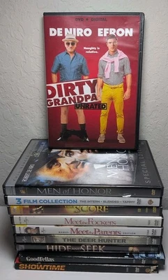 Robert De Niro Movie DVD Lot Of 10-Dirty Grandpa,Men Of Honor,Goodfellas B52 Foto 1 de 2