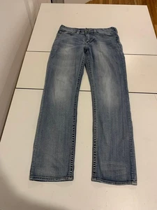 Silver Jeans 32x32 Grayson Heritage Light Wash Whiskered Distressed Y2K Western - Picture 1 of 11