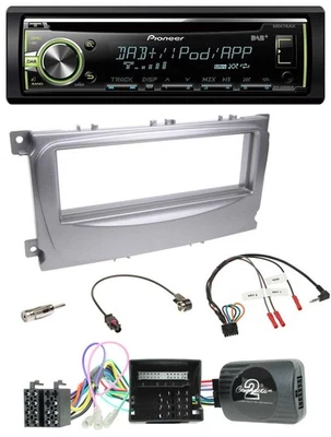 Pioneer DAB USB MP3 Lenkrad CD Autoradio für Ford S-Max Mondeo Can-Bus 07-14 sil - Bild 1 von 4