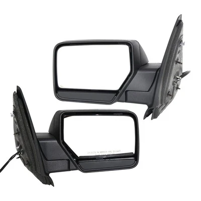 Mirror Set Of 2 For 07-17 Ford Expedition Manual Folding Textured Black Foto 1 de 4