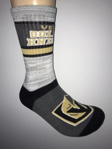 VEGAS GOLDEN KNIGHTS NHL HOCKEY JERSEY LOGO PROMO CREW LENGTH SOCKS LARGE Cover