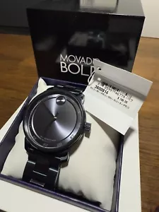 Movado Bold Access Blue Ion-Plated SS 3600914 - Picture 1 of 1