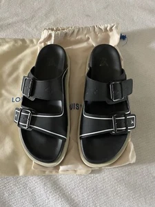 Louis Vuitton Birkenstock SandalsSlides In Black Red - Picture 1 of 5