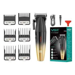 VGR Metal Professional 9000RPM Men's Hair Clipper 8W Rechargeable Hair Trimmer - Picture 1 of 2