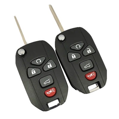 2010 2011 2012 Buick Enclave 2 Replacement Keyless Remote Flip Key Fobs 15913415 - Image 1 of 4