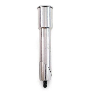 Extender Quill Stem Adaptor 22.2 to 25.4 Threadless Silver 145m For Vintage Trek - Picture 1 of 6