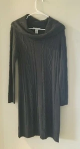 DESIGN HISTORY STORM GREY HEATHER SWEATER DRESS SIZE M NWT - Picture 1 of 2