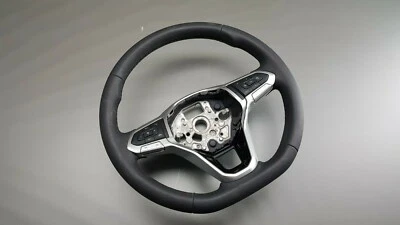 Original VW Passat 3G B8 Tiguan II T Roc Leder Lenkrad schwarz 2GM419089 - Bild 1 von 4