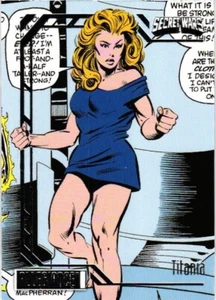 TITANIA #64 BASE Upper Deck Marvel Allegiance Secret Wars CARTA DA COLLEZIONE - Foto 1 di 2