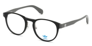 Adidas OR5001-H 001 Black Round Plastic Optical Eyeglasses Frame 51-21-145 OR RX - Picture 1 of 3