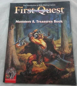 Advanced Dungeons & Dragons First QuestMonsters & Treasures Book TSR1105xxx1902 - Picture 1 of 2