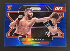 2022 Panini Prizm UFC Amir Albazi Rookie RC Blue Prizm 133/199 #75