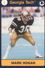 1991 Georgia Tech Collegiate Collection Multi-Sport Card #45 Mark Hogan