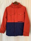 Burton Dryride Snowboard Jacket Blue & Red Outdoor Winter Coat Boys Size Large