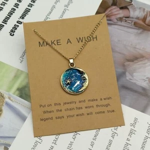Moon Pendant Necklace Gold - Picture 1 of 3