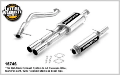 Magnaflow 2.25" Touring Exhaust System VW Jetta GLS 02-05 1.8T 02-04 2.8L VR6 - Image 1 of 4