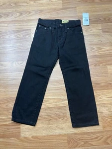 Polo Ralph Lauren 381 Slim Low Stretch Baker Black Wash Denim Jeans Boys 4T - Picture 1 of 9