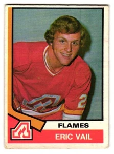 1974-75 O-Pee-Chee #391 Eric Vail Atlanta Flames RC OPC SKU#VS1107 - Picture 1 of 2
