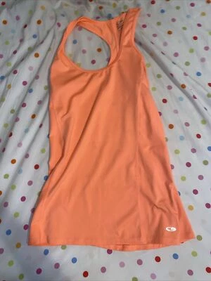 Camiseta sin mangas C9 Champion XS naranja espalda deportiva yoga correr entrenamiento camisa melocotón-coral Foto 1 de 4