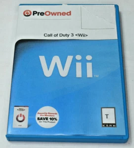 Call Of Duty 3 No Manual Nintendo Wii Game - Picture 1 of 4